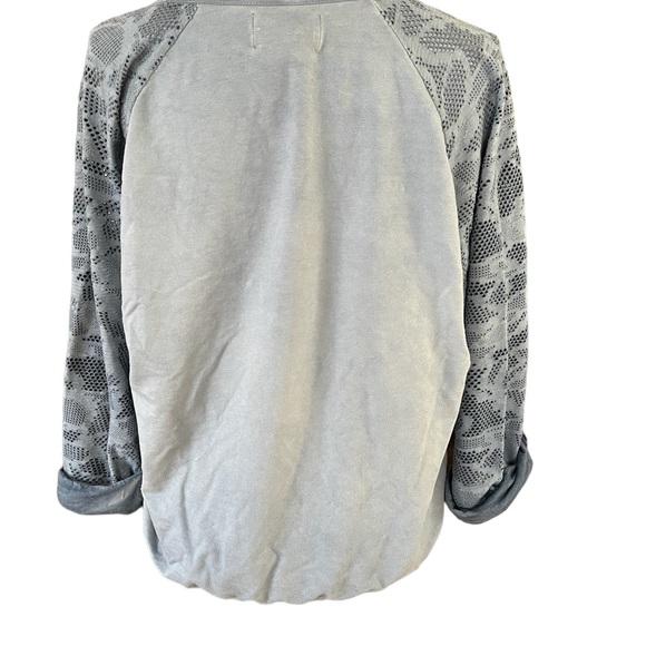 Anthropologie Saturday Sunday Blue Top, Drawstring Waist, W/pockets, Sz XS - Picture 5 of 6